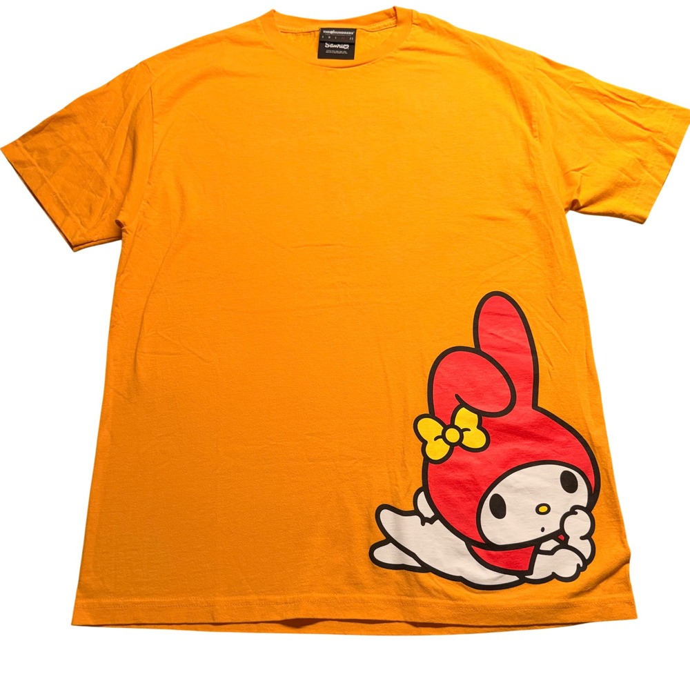 The Hundreds x Sanrio My Melody Orange Graphic T-Shirt XL Streetwear Collab‎